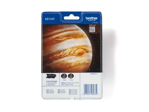 Brother LC-1240 Duopack Inktcartridges Zwart + Kleur