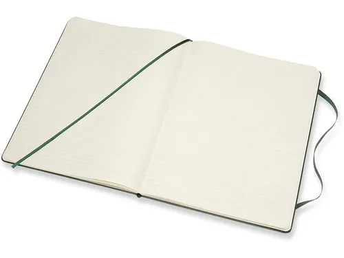 Notitieboek Moleskine XL 190x250mm blanco hard cover myrtle green