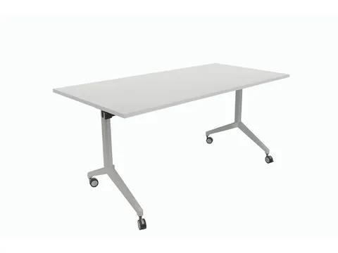 Schaffenburg Klaptafel 160x80cm Blad Krijtwit 25mm Frame Alu