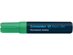 Marker Schneider Maxx 280 permanent beitelpunt groen