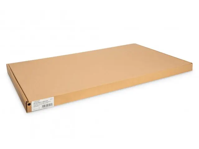 1U-plank vast gemonteerd voor netwerkkasten tot 50kg Zwart