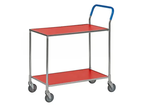 tafelwagen,draagverm. 150kg,2xstaalplaat,laadvl. LxB 760x430mm