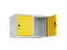 opzetkast,v. locker,2vak.,vak B 400mm,HxBxD 500x800x500mm,draaigrendel