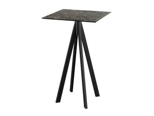 statafel,HxBxD 1090x700x700mm,rechthoekig,4voeten zwart