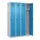 locker voor scheiding van kleding,HxBxD 1850x1200x500mm,4vak