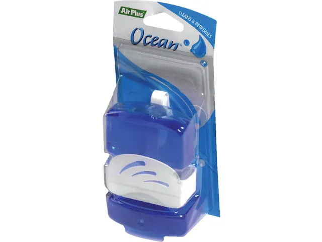 Toiletblok Air plus ocean 55ml met houder 3 stuks