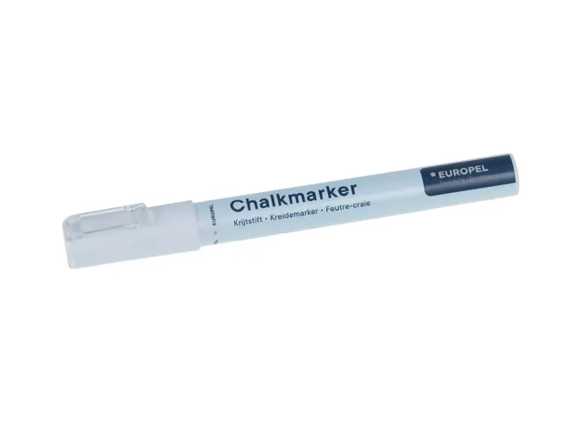 Krijtstift Europel 1-3 mm wit blister 1 stuk