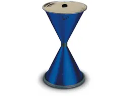 Zandasbak Staalplaat Draaimechaniek Aluminium Blauw