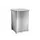 Industriële pedaalemmer 152 Liter Mat RVS