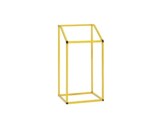 Afvalverzamelaar Groot Volume 1190x630x540mm 240 Liter Ral1023 - 1