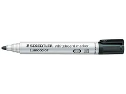 Viltstift Staedtler 351 whiteboard rond zwart 1-2mm