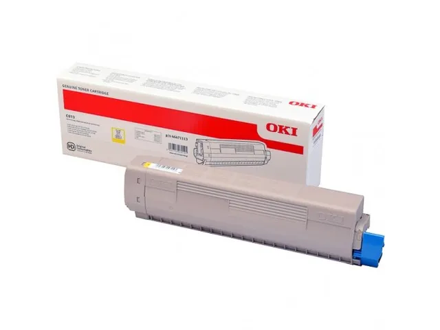46471113 OKI C8xx toner yellow 5000pages Geel