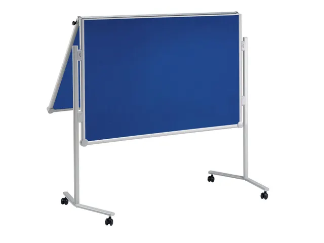 Tableau d'information pliable MAULpro textile bleu 150x120cm