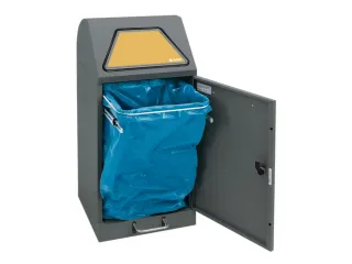 afvalverzamelaar,niet-brandbaar,1x60l,HxBxD 900x400x380mm - 2