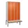 locker met bank,HxBxD 2120x1200x815mm,4vak,vak B 300mm,cil.-slot