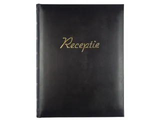 Receptiealbum Kangaro 26x21cm vakverdeling zwart - 1