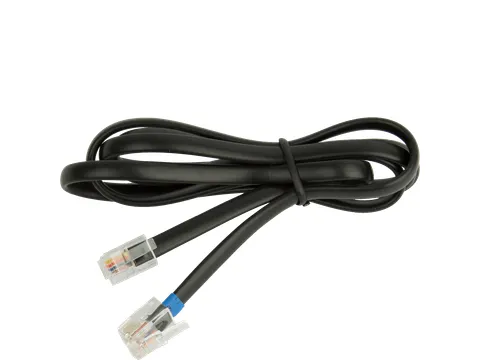 Phone Cable (Flat Cord with Modular Plug Standard RJ9 to RJ9)