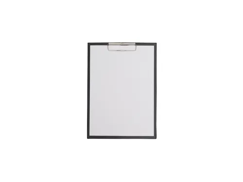 Klembord MAUL A4 staand + 2 magneten achterzijde PVC zwart