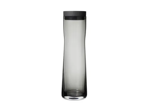 Karaf 1L Glas Transparant/Zwart Deksel Zwart