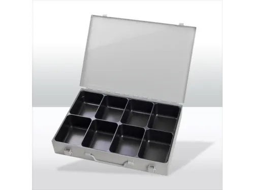 assortimentskoffer,HxBxD 50x335x240mm,8vakken