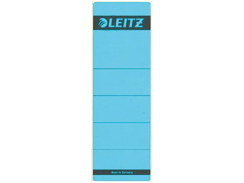 Rugetiket Leitz 1642 62x192mm Blauw zelfklevend
