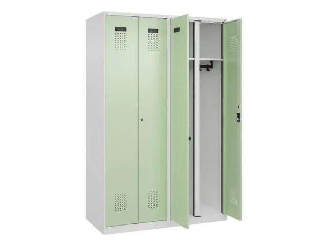 locker voor scheiding van kleding,HxBxD 1850x1200x500mm,4vak