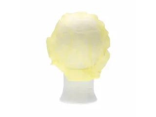 PP non woven haarnet geel 50cm bouffant cap maat M 10x100 Stuks - 4