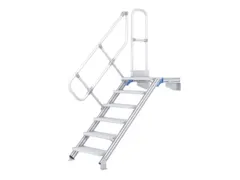 Bordestrap Bordes H 1 95m 9treden Trede B 1000mm 45°helling Aluminium