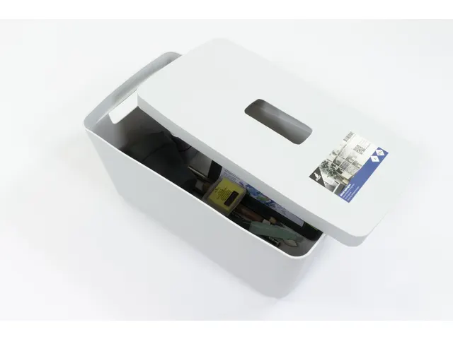 Opbergbox Kangaro 8 liter PP grijs