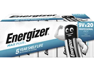 Batterij Energizer Max Plus 20x 9v alkaline - 1