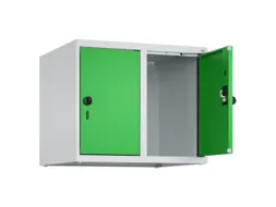 opzetkast,v. locker,2vak.,vak B 300mm,HxBxD 500x600x500mm,draaigrendel