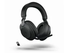 Jabra Headset Evolve2 85 MS Stereo Headset USB-A Dongle Zwart