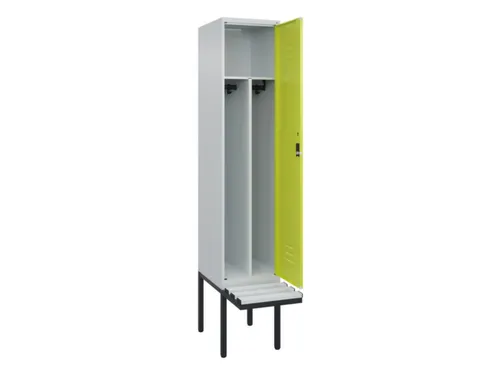 locker voor scheiding van kleding,HxBxD 2120x400x815mm,1vak