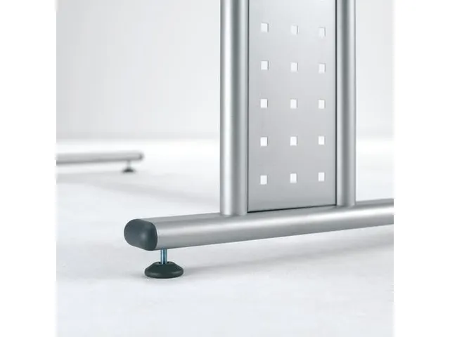 Bureau C-Poot Hxbxd 680-820X1200X800Mm Lichtgrijs