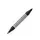 Tekenstift Faber-Castell Pitt Artist Pen duo marker 232 koudgrijs III