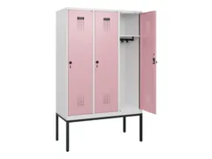 schoollocker,HxBxD 1950x1200x500mm,3vak,vak B 400mm,draaigrendel