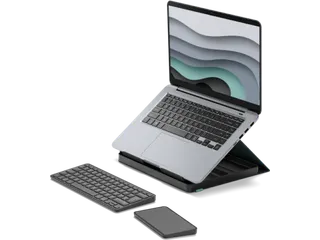 Logitech Casa Pop-Up Desk QWERTY Brits Engels Touchpad Schaar-toets - 2