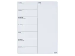 Magnetische planner Desq week 40x30cm magnetisch