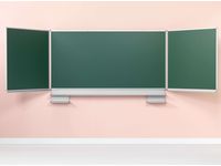 Schoolbord Vijfvlaksbord 100x200cm Krijtbord Groen Emaille
