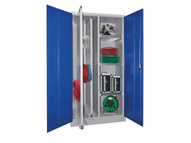 verticale kast,HxBxD 1950x1000x600mm,RAL7035,front RAL5010
