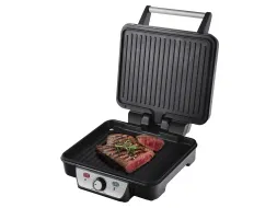 Inventum CG618 Contactgrill 1800 Watt RVS Zwart