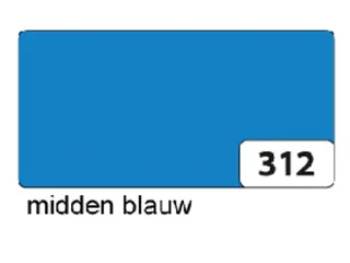 Etalagekarton Folia 48x68 cm 400gr Nr 312 Middenblauw - 2