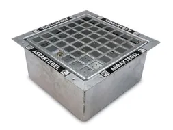 Vloerasbak,v. buiten,HxBxD 165x340x340mm,te verzinken in de vloer
