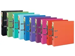 Ordners A4 Pp 80mm Assorti Pastelkleuren