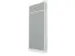 massieve wand,B 1200mm,wandkleur RAL7035,afdekprofielen RAL9010