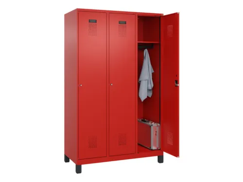 locker,HxBxD 1950x1200x500mm,3vak,vak B 400mm,cil.-slot,voeten