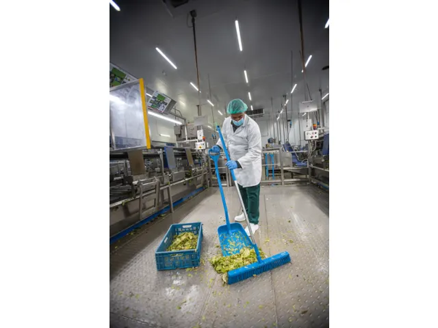 Vikan Hygiene combiveger hard/zachte vezels 610mm oranje