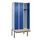 locker met bank,HxBxD 2120x900x815mm,3vak,vak B 300mm,cilinderslot