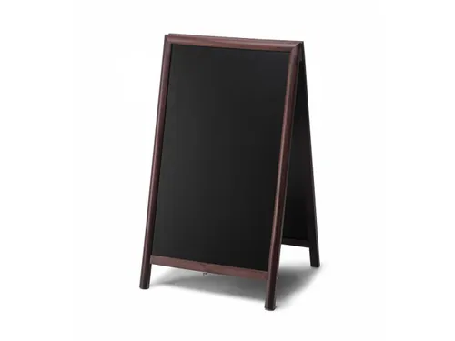 Krijtstoepbord 68x120cm Donkerbruin