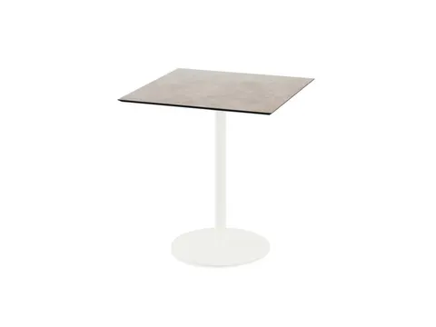 bistrotafel,HxBxD 730x700x700mm,rechthoekig,schotelvoet wit